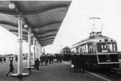 Вагон М-38 на обкатке на кольце ВСХВ (1940)
