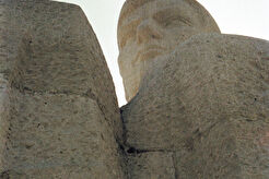 The monument to Gottwald on Gottwald Square (1989)