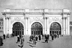 Наземный вестибюль станции метро Арбатская (1953)