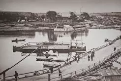 Вид на мост через Клязьму (1900)