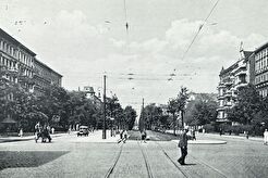 Swinemünder Straße mit Blick über die Bernauer  Straße (1920)