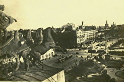 Вид на гостиницу «Метрополь» с крыши Большого театра (1930)