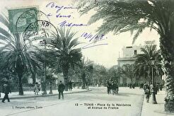 Tunis.&nbsp;Place de la Résidence (1908)