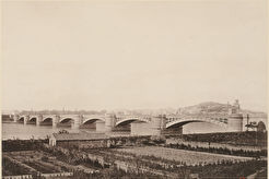 Pont de chemin de fer à Tarascon (1855)