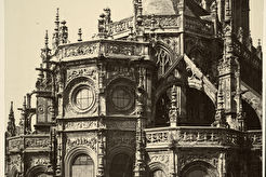 Caen. Eglise Saint-Pierre. Abside (1857)