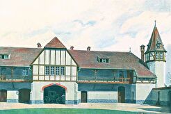 Haus Harthausen, Stallung und Remise, Ohligs bei Solingen (1896)