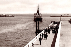 Departure of the Courrier de France Cie Gle Transatlantique (1920)