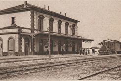 Massa Lombarda, Stazione ferroviaria (1920)
