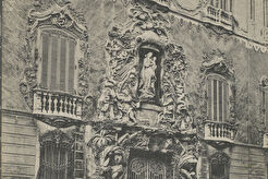 Valencia. Puerta del Palacio del Marques de Dos Aguas (1900)