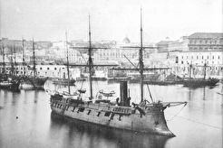 Nella rada del porto di Napoli (1867)