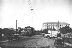 Вид от Крымского моста в сторону Крымской площади (1912)