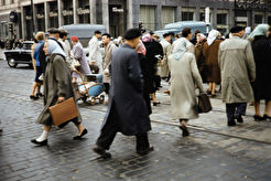 Skrzyżowanie Alei Jerozolimskich i ul. Kruczej (1960)