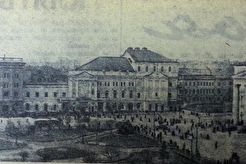 Панорама площади Свердлова (Театральной) (1940)