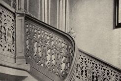 Treppe des ehemaligen von Bibraschen Hauses, Domstr. 13 (1905)