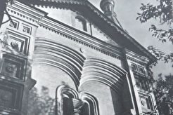 Церковь Ильи Пророка. Фрагмент стены северного придела (1960)