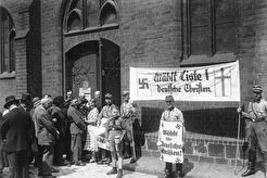 Nazistische Wahlpropaganda unter Maske des Christentums (1933)
