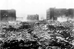 Хиросима на следующий день после атомной бомбардировки (1945)