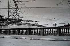 Набережная в районе улицы Энгельса (1960)