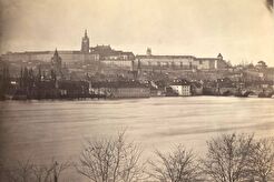 Pohled přes rozvodněnou Vltavu (1862)