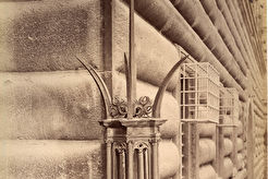 Firenze.   Palazzo Strozzi Lanterna in Ferro Battuto. (1852)