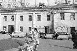 Сквер у памятника И.П. Павлову на ул. Ленина (1960)