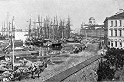 Тучкова набережная у старого Гостиного двора (1880)