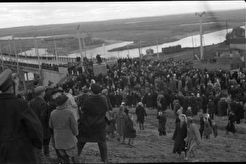 Открытие моста через реку Клязьма (1960)