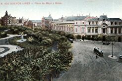 Plaza de Mayo y Bolsa (1900)