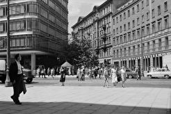 Skrzyżowanie Brackiej i Al. Jerozolimskich (1960)