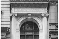 Broadway and Liberty Street. Liberty National Bank (1900)