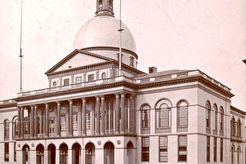 State House, Beacon Street (1866)
