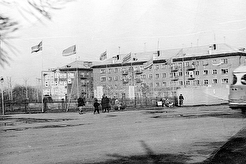 Мыски. Площадь на ул. Советской (1964)