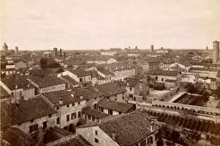 Ravenna, Panorama della citta visto da Santa Maria in Porto (1880)
