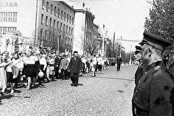 Первомайская демонстрация на улице Ленина (1959)