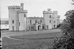 Galway. Lough Cutra Castle (1860)