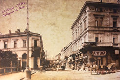София. Кръстовището на Съборна и Леге (1904)