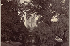 Cambridge. St. John's College, Chapel Tower (1865)