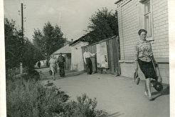 Восточная часть улица Попова между улицами Пугачева и Победы. (1960)