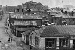 От Хохловки до Курского.  32.1.  Застройка близ 6-го Рабочего (Коломенского) переулка. (1947)