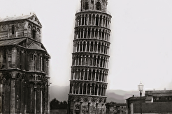 Torre pendente di Pisa (1870)