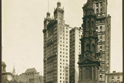 Broadway - Church Street, St. Paul's Chapel (1900)