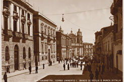 Caltanissetta, Corso Umberto I (1930)