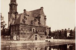 Keizersgracht bij de Westermarkt (1857)