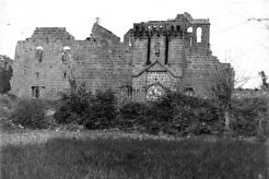 Abbaye de Bellapaïs, façade (1859)