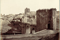 Toledo. Vista del puente de San Martin y de San Juan de los Reyes (1865)
