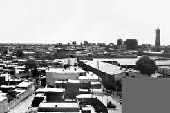 Вид со стены Арка на ансамбль Пои-Калян (1960)