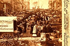 View of marketplace and Nelson's Monument (1900)