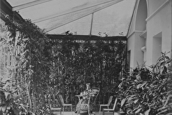 Усадьба Плещеево Н. Ф. фон Мекк. Веранда Главного дома (1882)