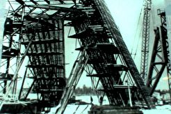 Строительство Останкинской телебашни (1960)