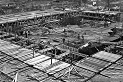 Строительство Главного павильона ВСХВ (1950)